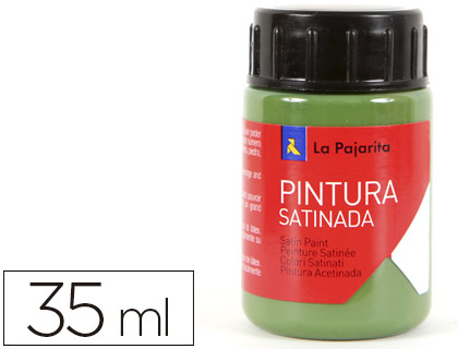 Pintura látex La Pajarita verde monte 35ml.